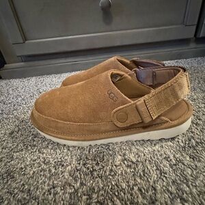 UGG Kids Tan Slippers